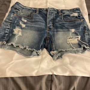 American Eagle distressed shorts